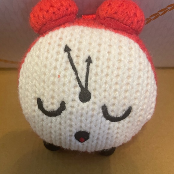 - - NEW AMI AMIS Crocheted Plush 4” Snoozie the Alarm Clock from Wave 2 - Picture 2 of 4